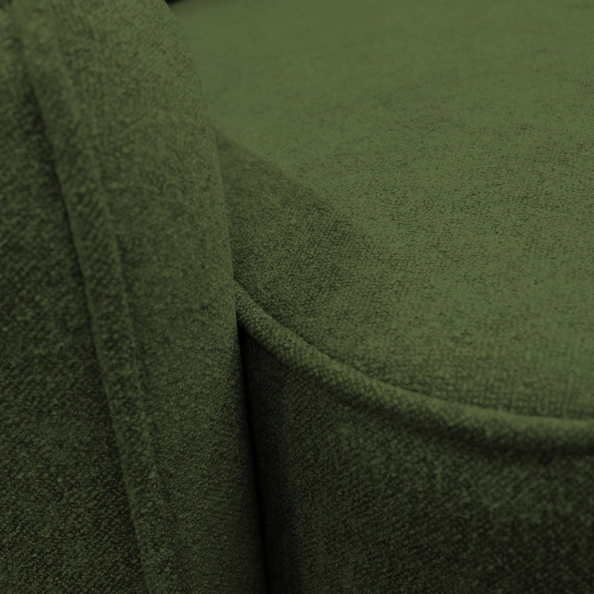 ECKSOFA Grün Struktur, Bouclé  - Schwarz/Grün, Design, Kunststoff/Textil (143/209cm) - MID.YOU