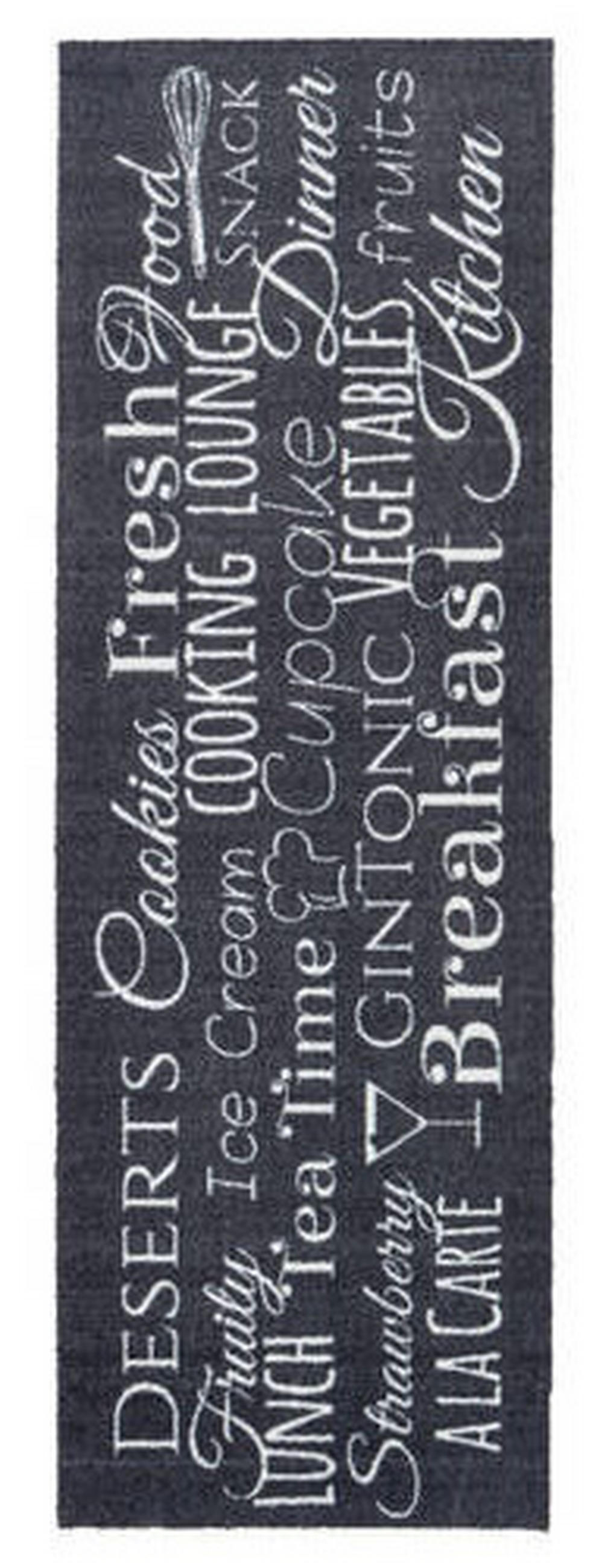 KÜCHENLÄUFER 50/150 cm Miabella Grau, Weiß  - Weiß/Grau, Design, Textil (50/150cm) - Esposa