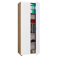 MEHRZWECKSCHRANK 70/178/39 cm  - Weiss/Eichefarben, Design, Holzwerkstoff/Kunststoff (70/178/39cm) - MID.YOU