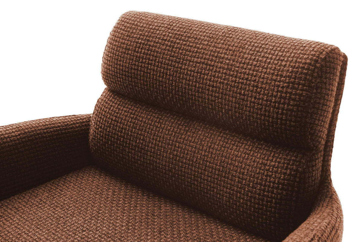 BARHOCKER in Metall, Textil Edelstahlfarben, Rostfarben  - Edelstahlfarben/Rostfarben, Design, Textil/Metall (54/84/52cm) - Dieter Knoll