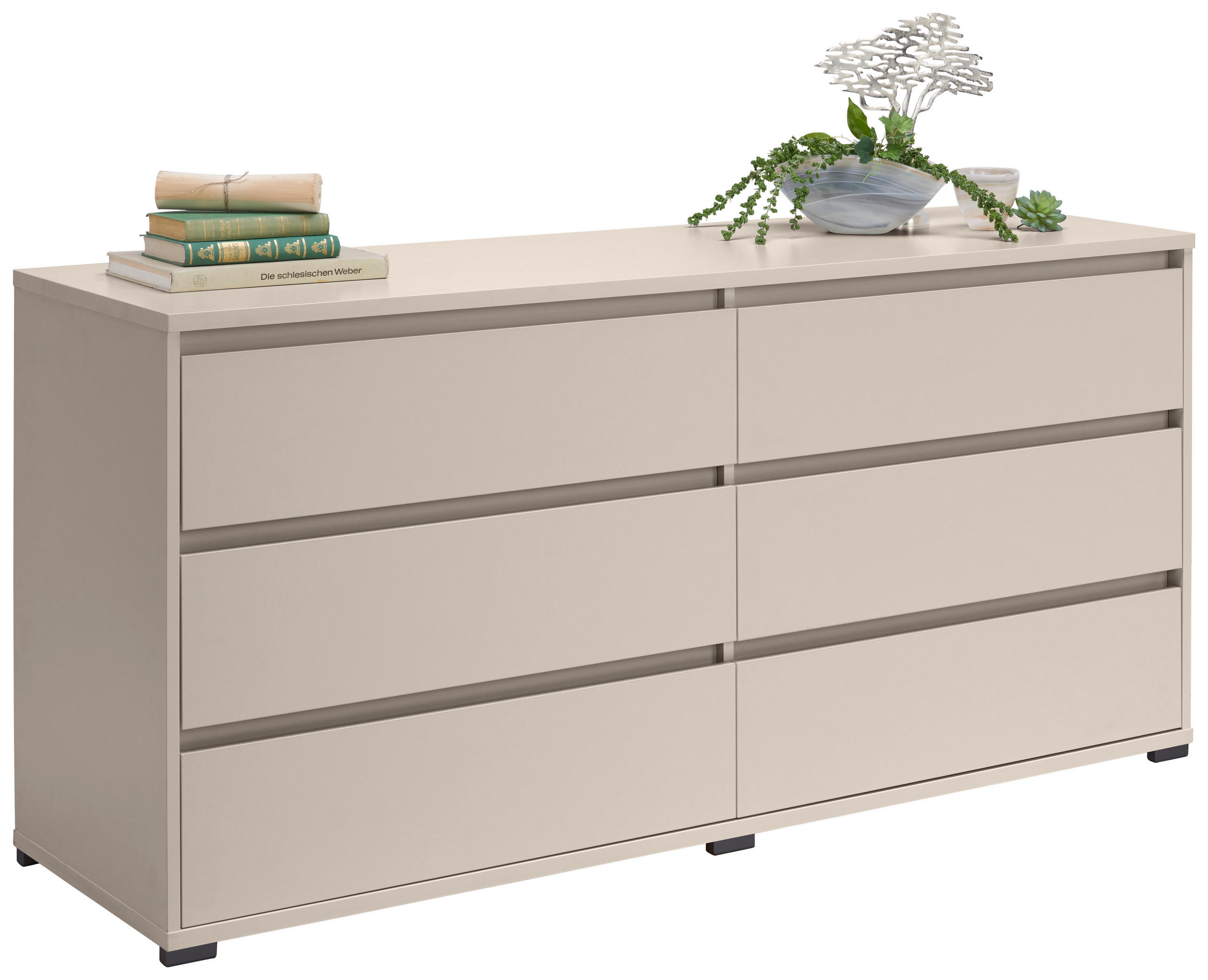 SIDEBOARD  in 160/79/48 cm  - Kaschmir/Anthrazit, Design, Holzwerkstoff/Kunststoff (160/79/48cm) - Carryhome