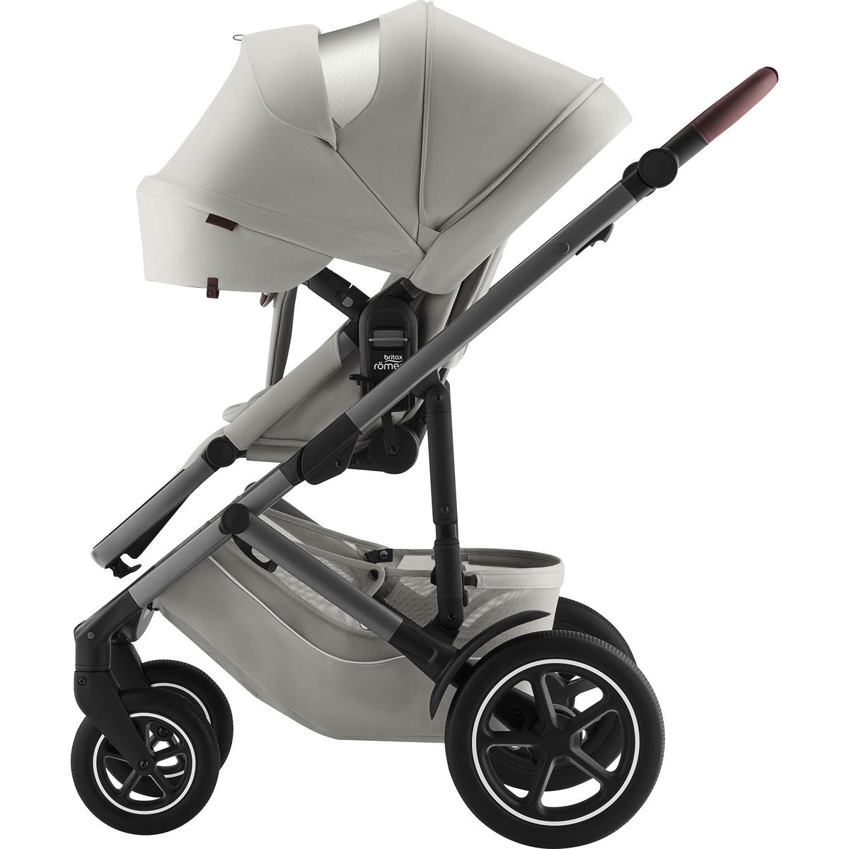 KINDERWAGEN  Smile 5Z  Linen Grey  - Creme/Grau, Basics, Textil/Metall (57/112/97,7cm) - Britax Römer