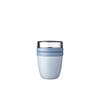 JOGHURTBECHER-TO-GO - Hellblau, KONVENTIONELL, Kunststoff (9,1/12,8cm) - Mepal