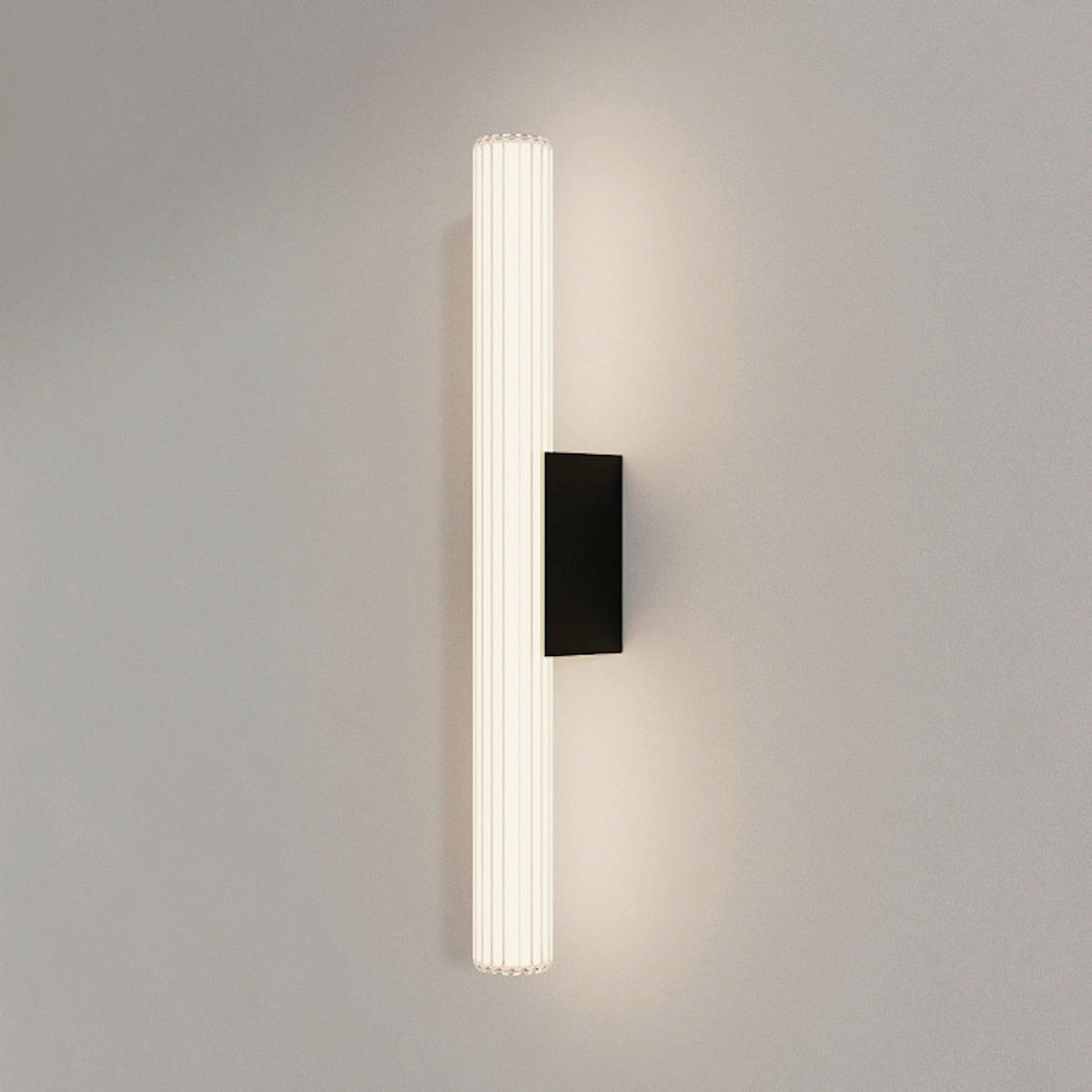LED-WANDLEUCHTE Linea  61/6/11.5 cm  - Schwarz, Design, Glas (61/6/11.5cm)