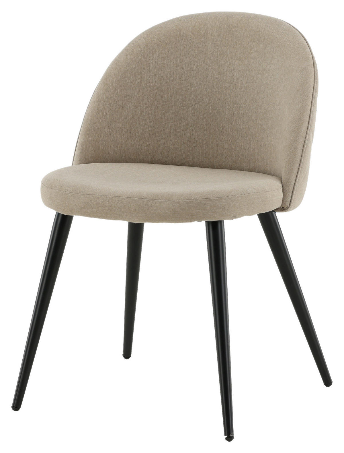 STOLSET stål  - beige/svart, Design, metall/textil (50/76,5/57cm) - Livetastic