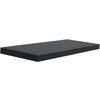 WANDBOARD Schwarz  - Schwarz, Design, Holzwerkstoff (80/3,8/23,5cm) - Carryhome