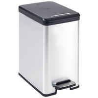 COȘ DE GUNOI CU PEDALĂ plastic  - Basics, plastic (25/45,4/39,3cm)