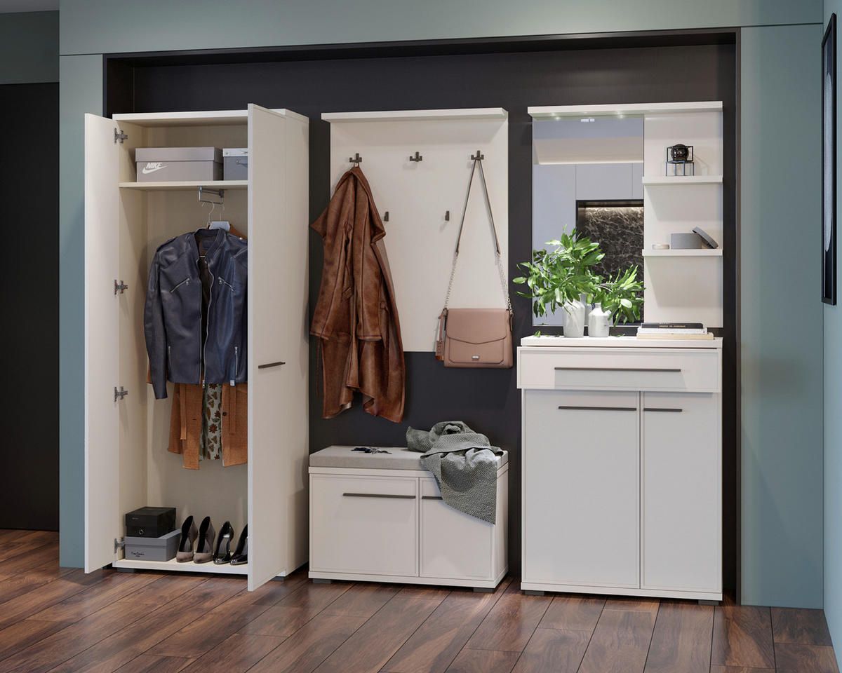 OMARA ZA ČEVLJE  - Moderno, umetna masa/leseni material (76/117/36cm) - Hom`in