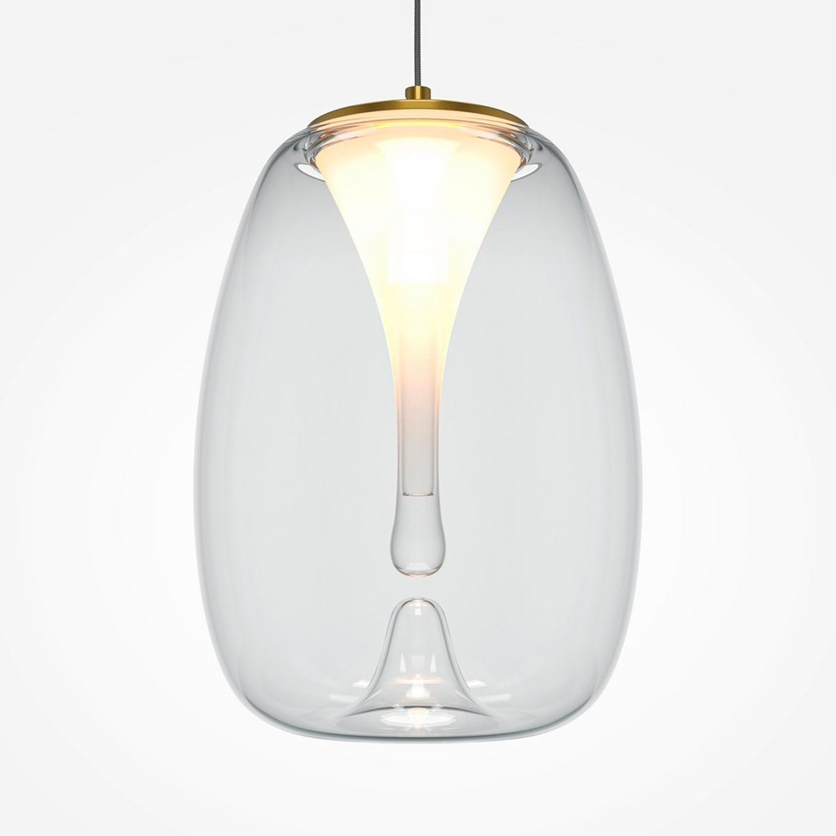 PENDELLEUCHTE 20/20 cm   - Goldfarben, MODERN, Metall (20/20cm) - MAYTONI