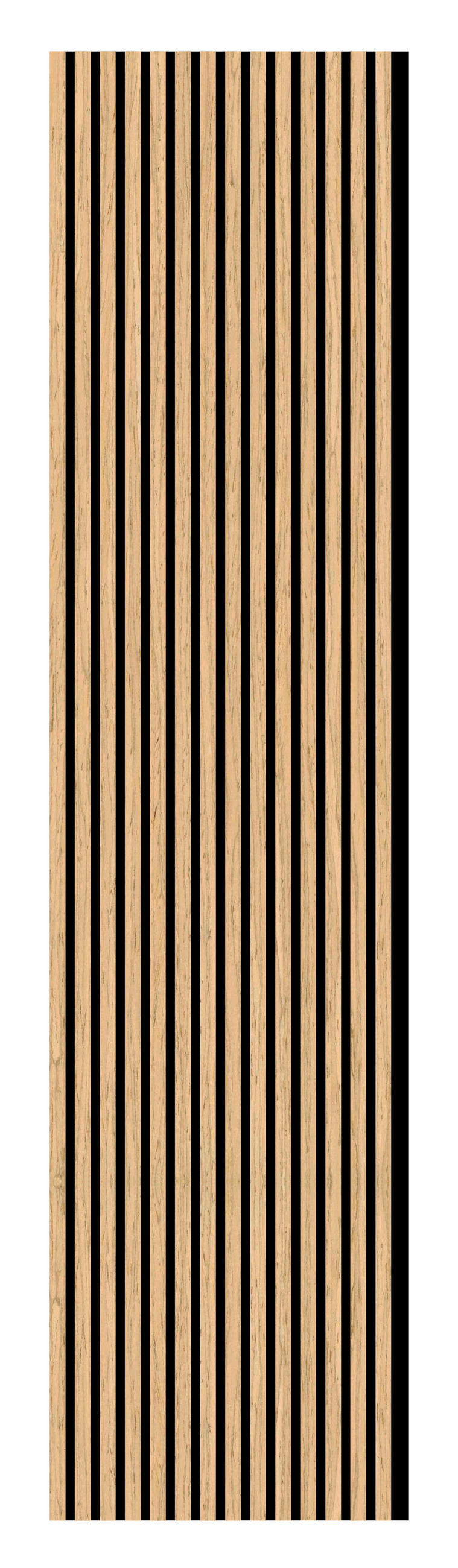AKUSTIKPANEEL Gerecon furniert 57.25/1.9/267 cm  - Eichefarben, KONVENTIONELL, Holz/Textil (57.25/1.9/267cm)
