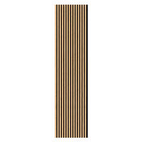 AKUSTIKPANEEL Gerecon furniert 57.25/1.9/267 cm  - Eichefarben, KONVENTIONELL, Holz/Textil (57.25/1.9/267cm)
