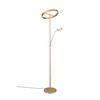 LED-STEHLEUCHTE - Goldfarben, Design, Metall (40/180cm) - Trio Leuchten