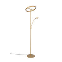 LED-STEHLEUCHTE - Goldfarben, Design, Metall (40/180cm) - Trio Leuchten