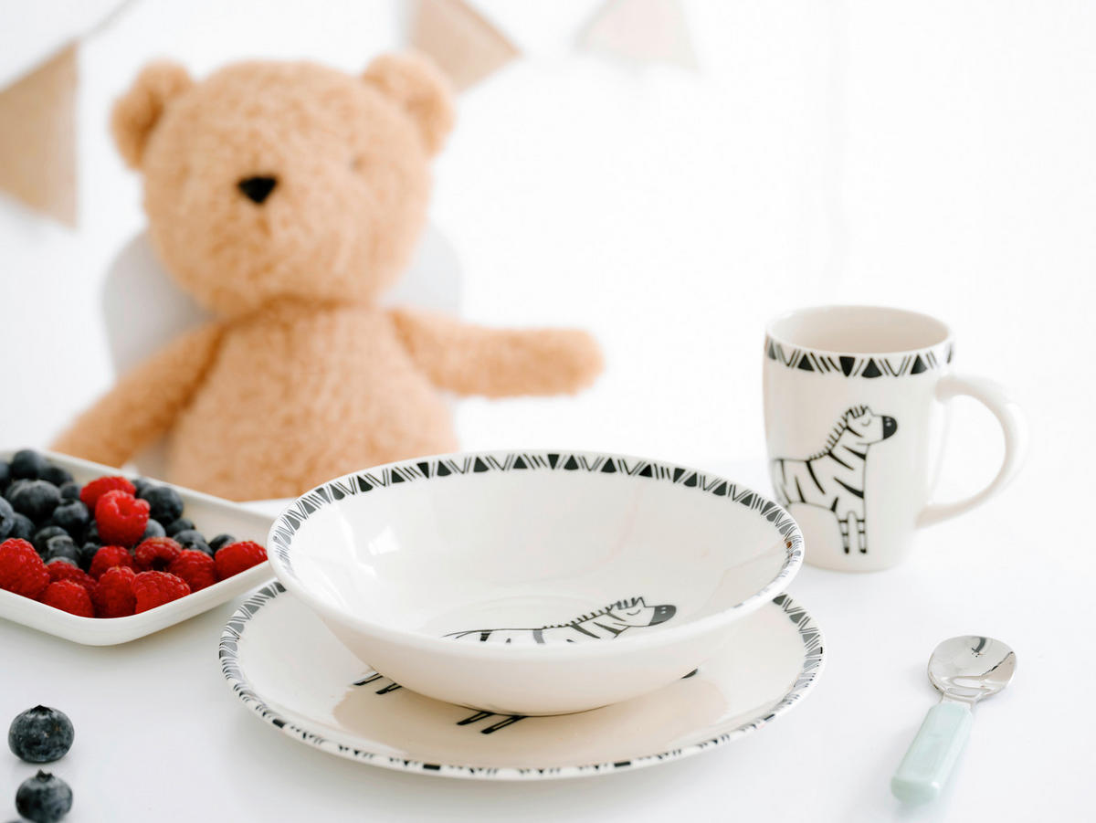 KINDERGESCHIRRSET 3-teilig  - Multicolor, Basics, Keramik - Creatable