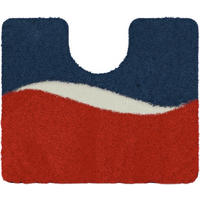 WC-VORLEGER Rot 50/60 cm  - Rot, Basics, Kunststoff/Textil (50/60cm) - Grund