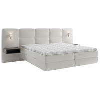 BOXSPRING KREVET    200/200 cm  - prirodne boje/crna, Basics, drvni materijal/tekstil (200/200cm) - Esposa