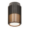 AUßENDECKENLEUCHTE 12,4/18,8 cm   - Schwarz, Trend, Metall (12,4/18,8cm) - Nordlux