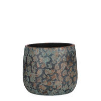 CVETLIČNI LONEC - barve bakra, Basics, keramika (25,5/20cm)