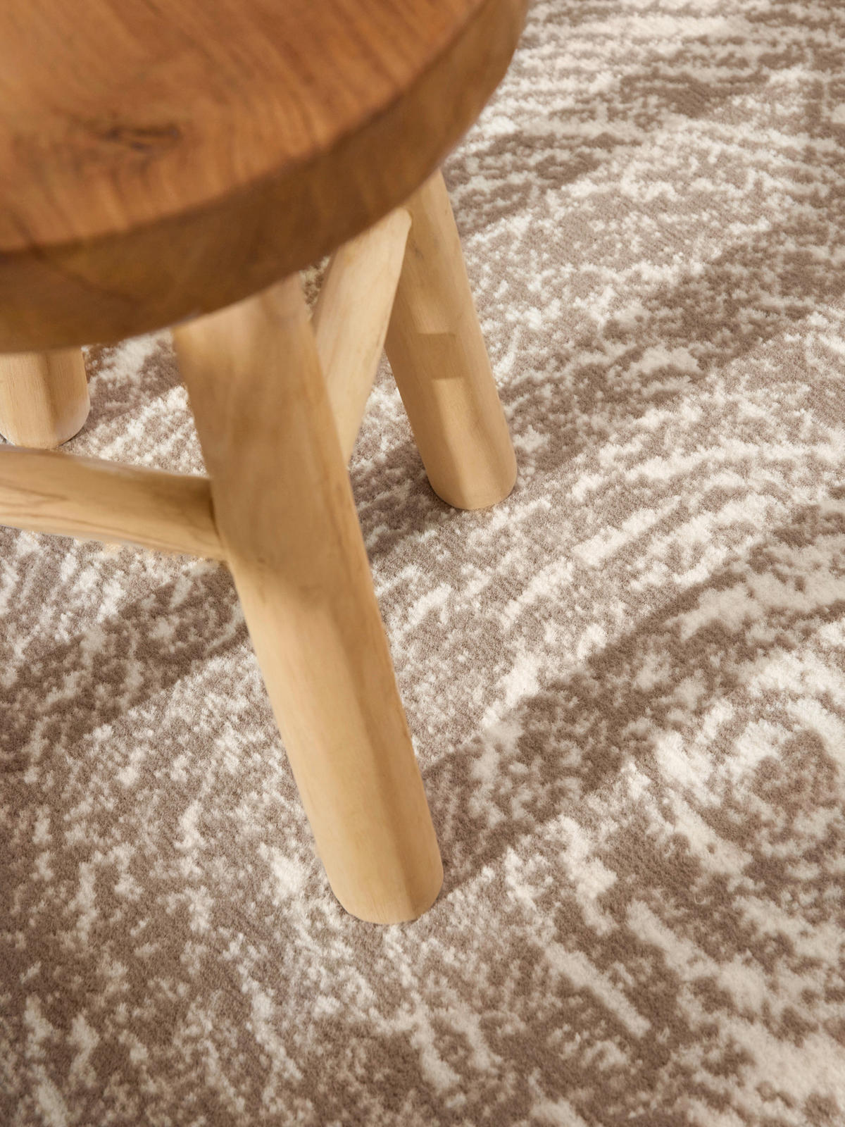 WEBTEPPICH 120 cm Gloria Creme, Beige  - Beige/Creme, Design, Kunststoff/Textil (120cm)