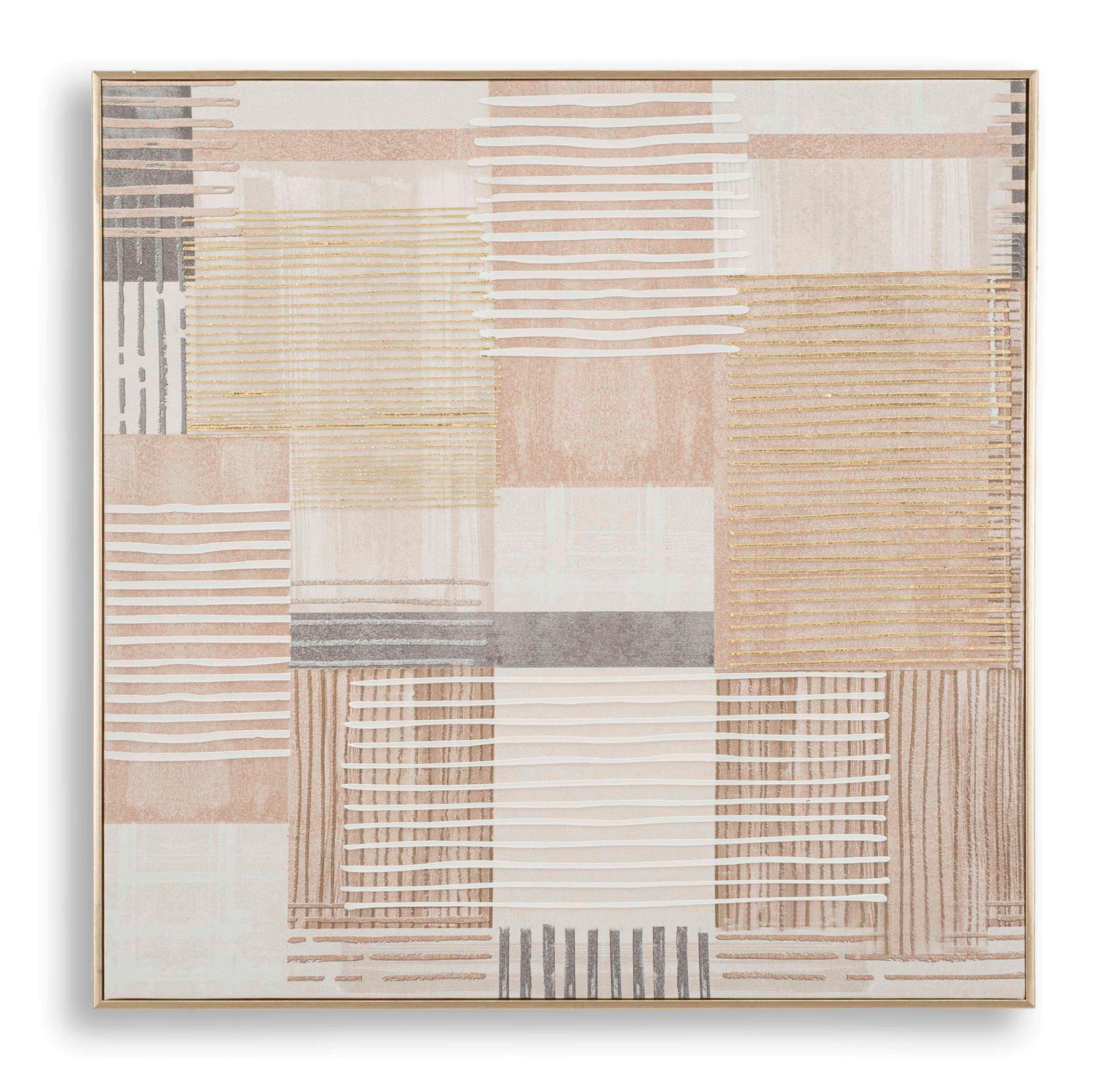 LEINWANDBILD  - Goldfarben, Basics, Holz/Kunststoff (60/60/3cm)
