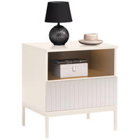 NACHTSCHRANK 51,6/56/38 cm  - Kaschmir, KONVENTIONELL, Holzwerkstoff (51,6/56/38cm) - Voleo