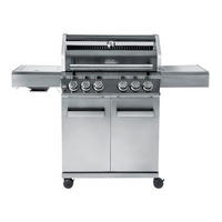 GASGRILL Edelstahlfarben BBQ  - Edelstahlfarben, Basics, Metall (80/87/62.5cm) - CHEF CUISINE