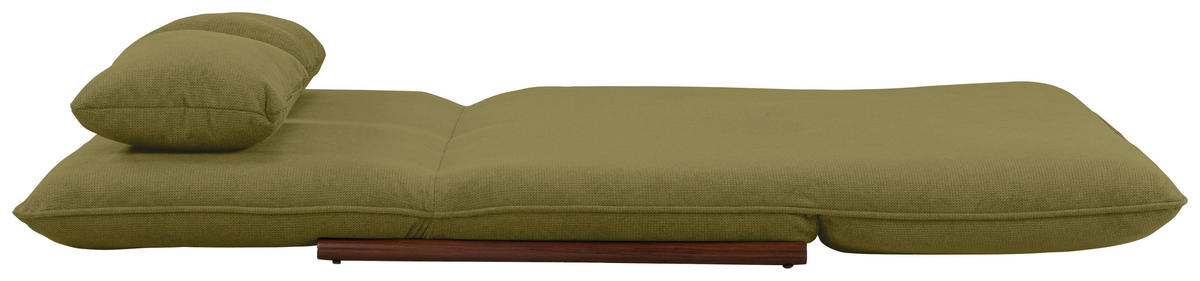 SOFA VELIN Samt Grün, Dunkelbraun  - Dunkelbraun/Grün, Design, Textil/Metall (140/97/80cm) - MID.YOU