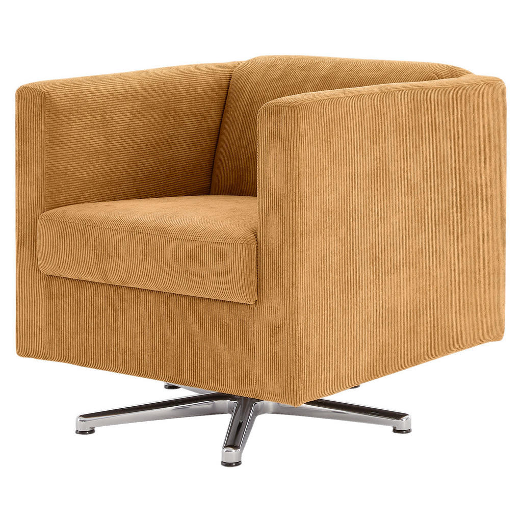 Thumbnail - Looks by W.Joop Designsessel Looks I, Orange, Textil, Uni, 72x71x75 cm, Made in EU, Wohnzimmer, Sessel, Polstersessel