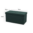 SITZBOX  - Grün, Design, Textil (76/38/38cm) - Carryhome