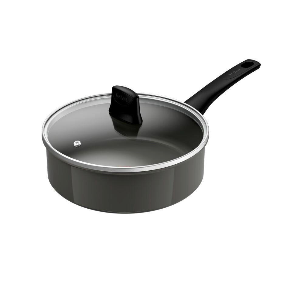 PONEV ZA FRITIRANJE Renewal 24 cm keramična prevleka  - barve aluminija, Basics, kovina (24cm) - Tefal