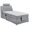 BOXSPRINGBETT 120/200 cm  in Hellgrau  - Silberfarben/Hellgrau, Modern, Holzwerkstoff/Kunststoff (120/200cm) - MID.YOU