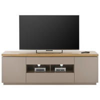 LOWBOARD Palamos, 173/57/40 cm, 2 Schublade(n)  - Naturfarben/Grau, Basics, Holz/Holzwerkstoff (173/57/40cm)