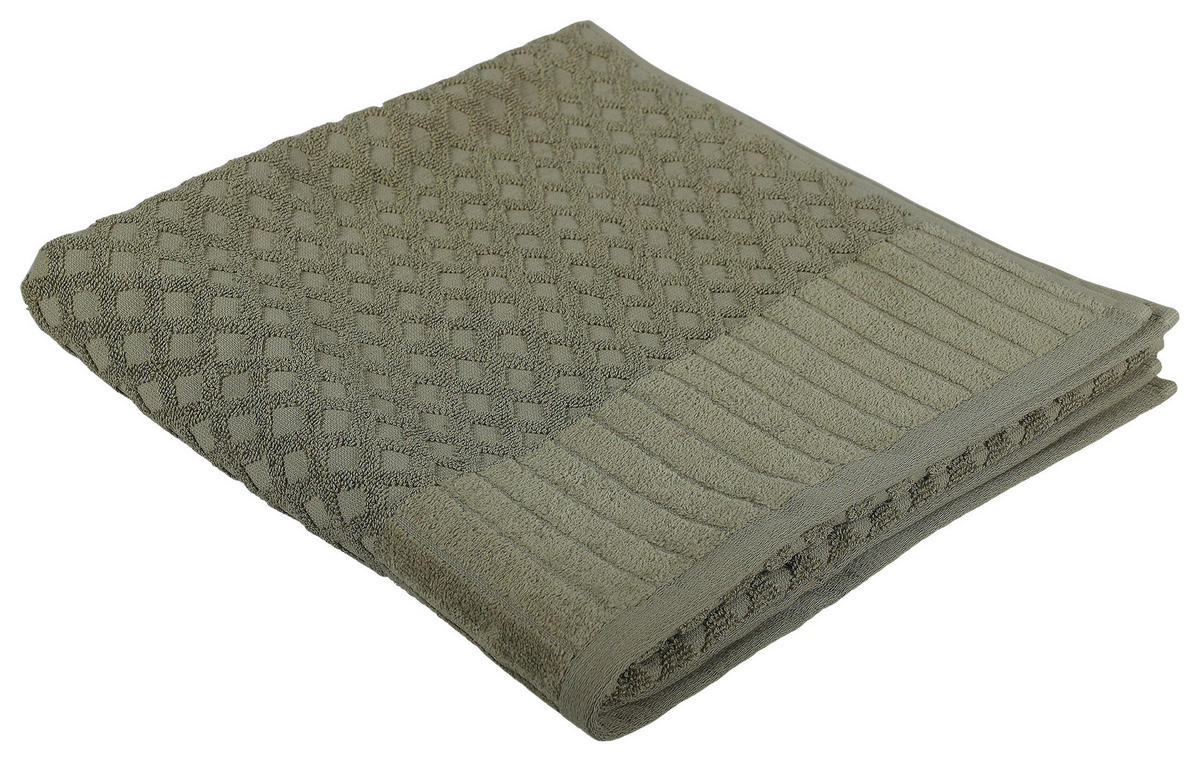 DUSCHTUCH 70/140 cm  - Grün, Basics, Textil (70/140cm) - Dieter Knoll