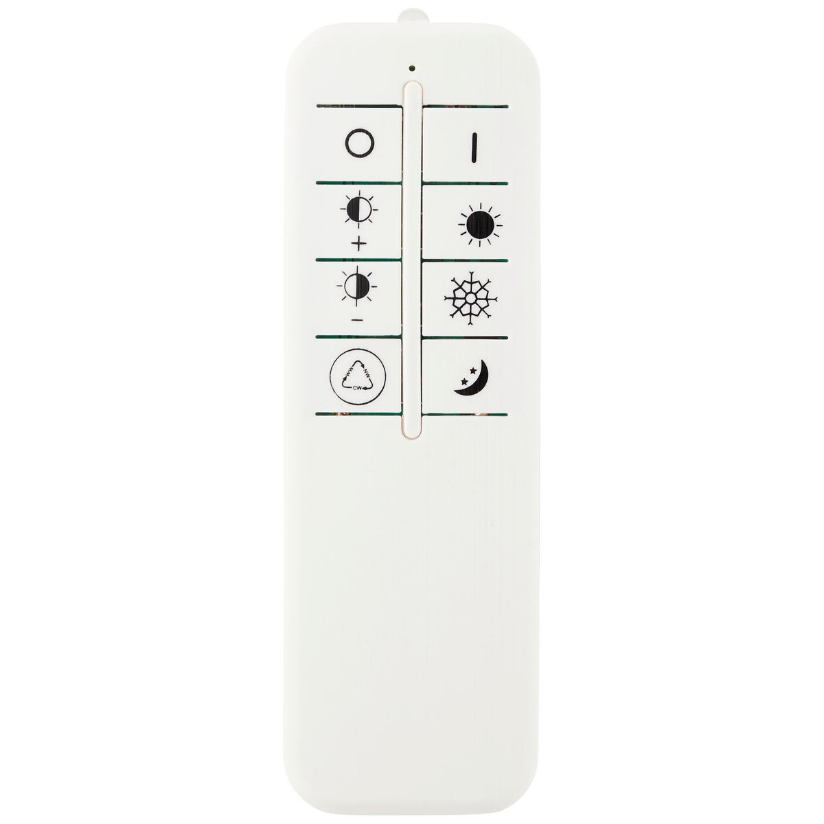 LED-DECKENLEUCHTE  50,8/3,6 cm    - Weiss/Schwarz, Basics, Kunststoff (50,8/3,6cm) - Brilliant