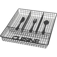 VLOŽEK ZA JEDILNI PRIBOR  Koopman  32,5/26/5 cm                 - črna, Basics, kovina (32,5/26/5cm)