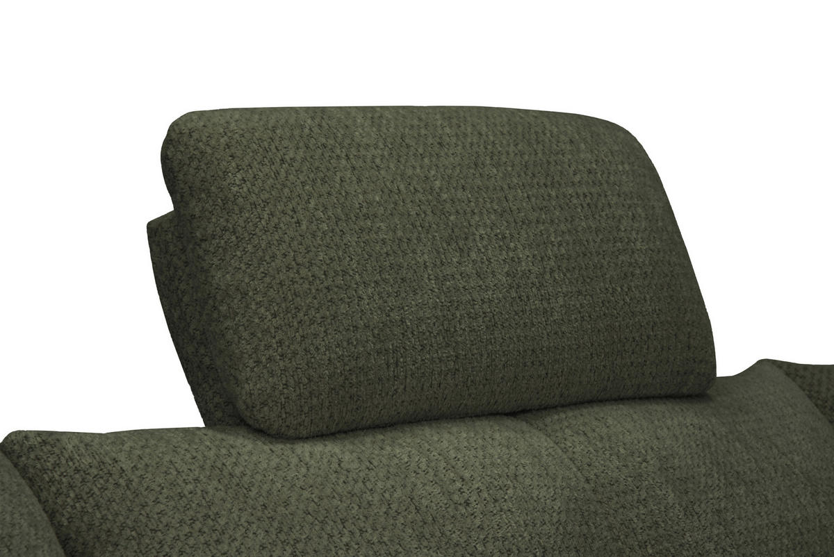 KOPFSTÜTZE - Dunkelgrün, KONVENTIONELL, Textil (55/28/18cm) - Hom`in