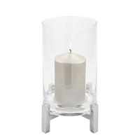 WINDLICHT Silberfarben 15/29 cm  - Silberfarben, Basics, Glas/Metall (15/29cm) - Fink