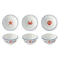 SET ZDJELA   10/10/4.5 cm         - bijela/crvena, Lifestyle, keramika (10/10/4.5cm) - Easy Life