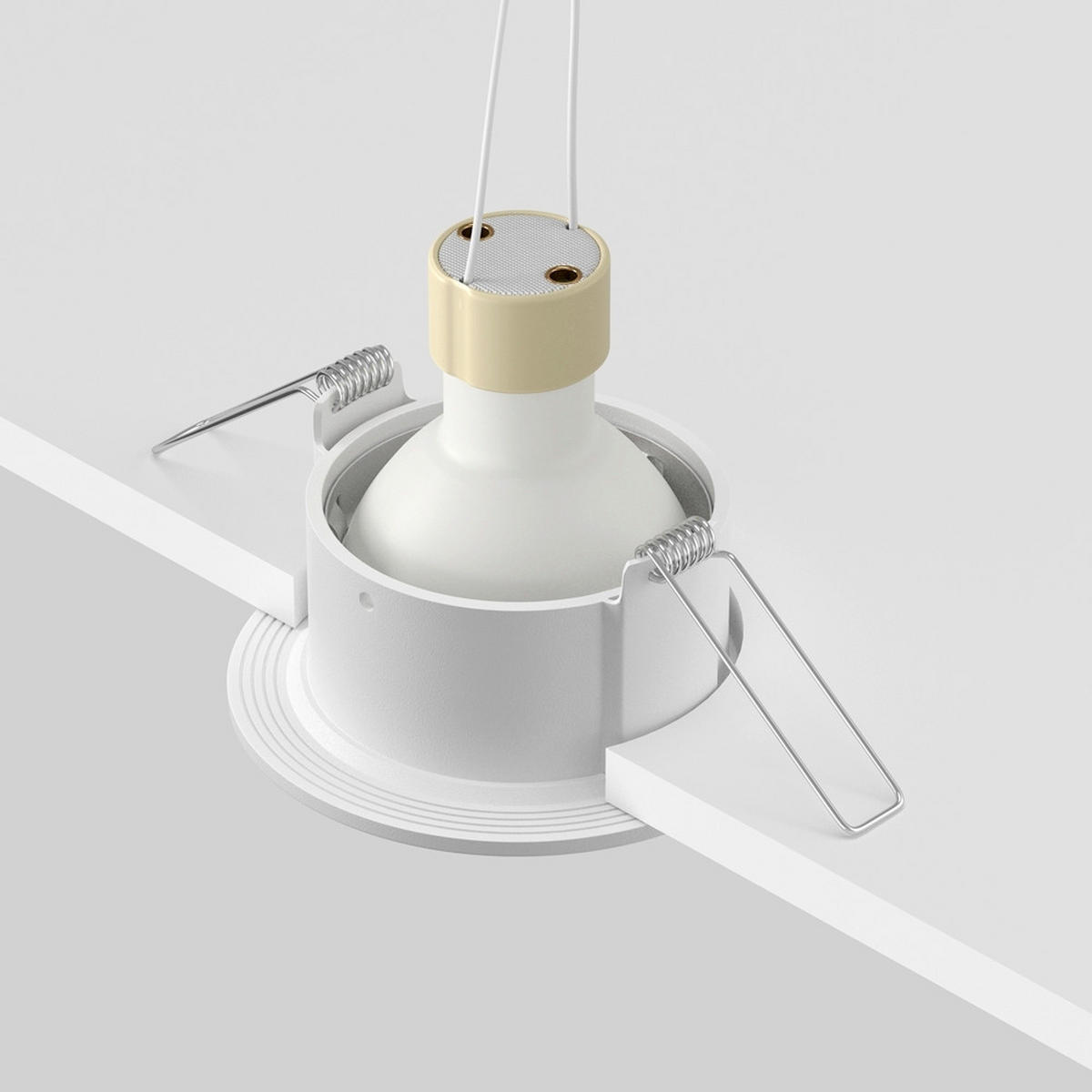 DECKENLEUCHTE 8,5/4 cm   - Weiß, MODERN, Metall (8,5/4cm) - MAYTONI