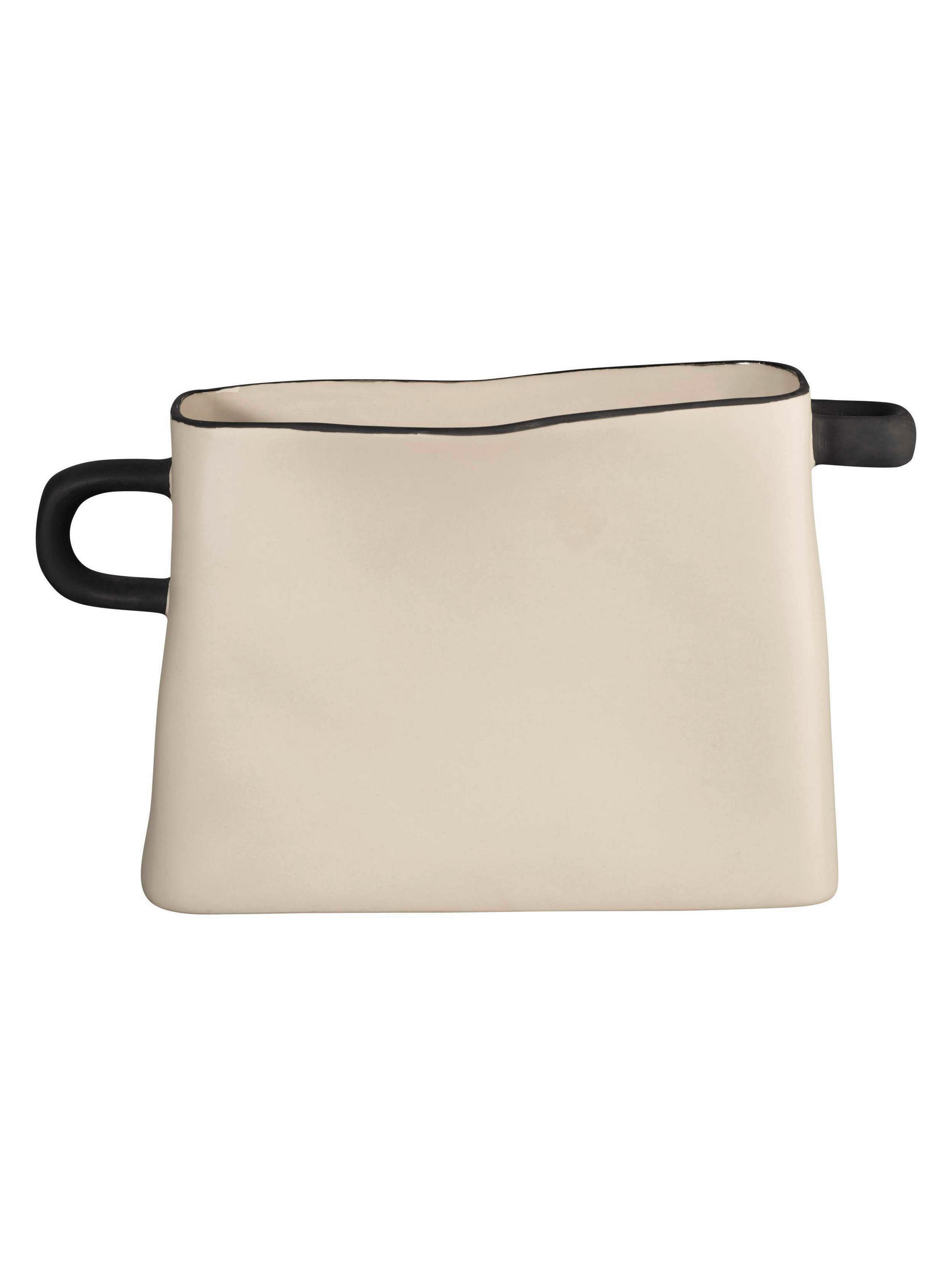 VAZA  keramika  - naravne barve, Basics, keramika (17cm) - ASA