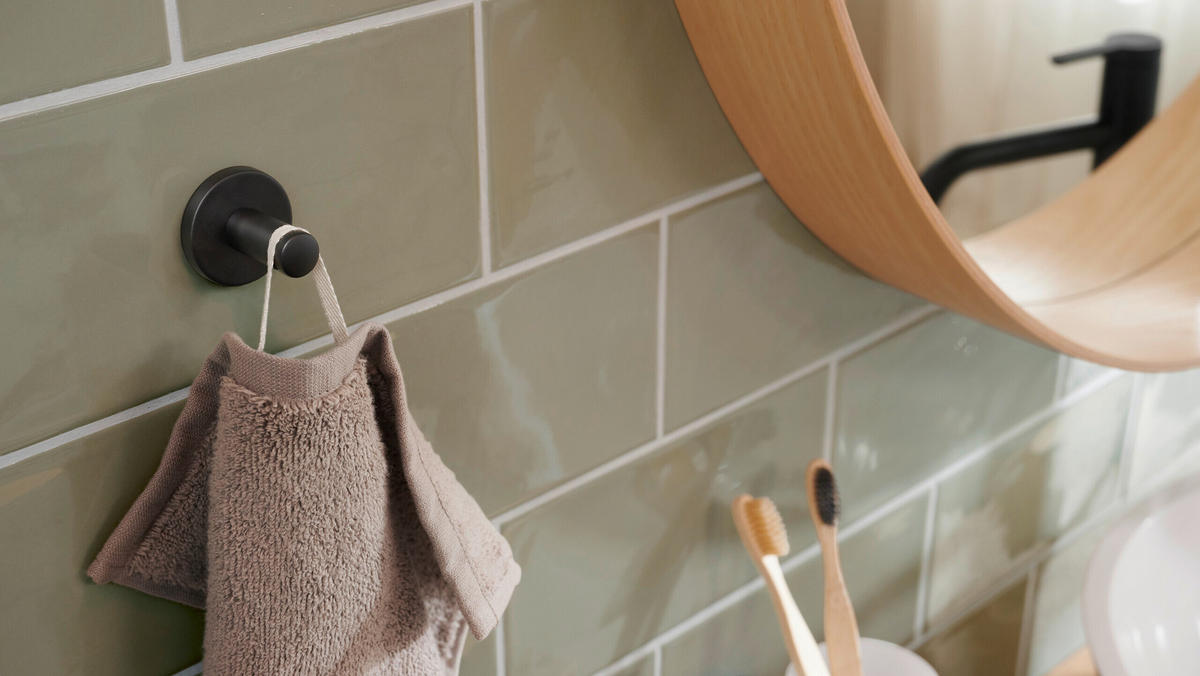 HANDTUCHHAKEN - Bronzefarben, Basics, Metall (3,68/3,68/3,55cm) - Tesa