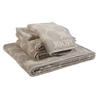 FROTTIERSET CORNFLOWER Graphitfarben, Taupe 5-teilig  - Taupe/Graphitfarben, Basics, Textil - Joop!