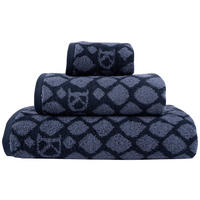 GÄSTETUCH Snako Blau, Dunkelblau 2-teilig 30/50 cm  - Blau/Dunkelblau, Design, Textil (30/50cm) - Dieter Knoll