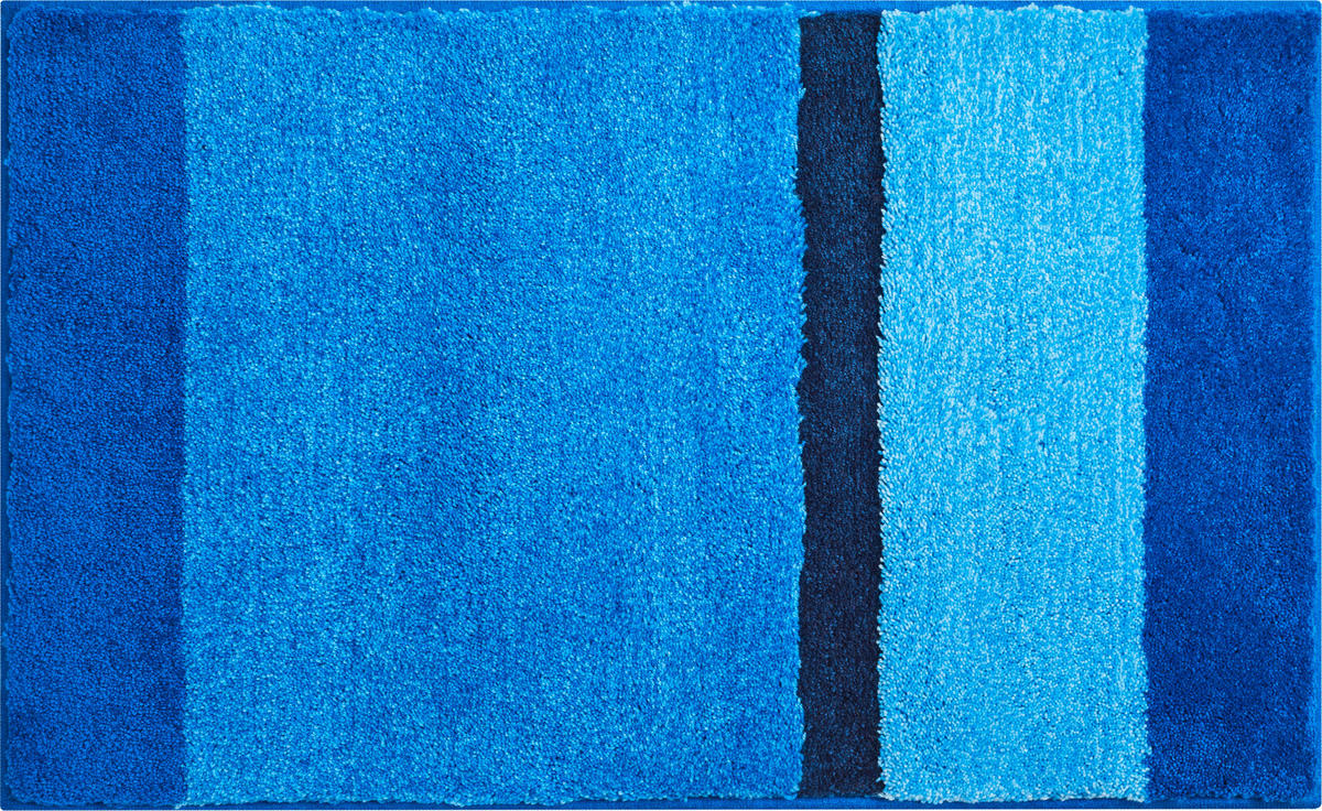 KOBEREC DO KOUPELNY, 60/100 cm - modrá, Basics, textil/plast (60/100cm) - Grund