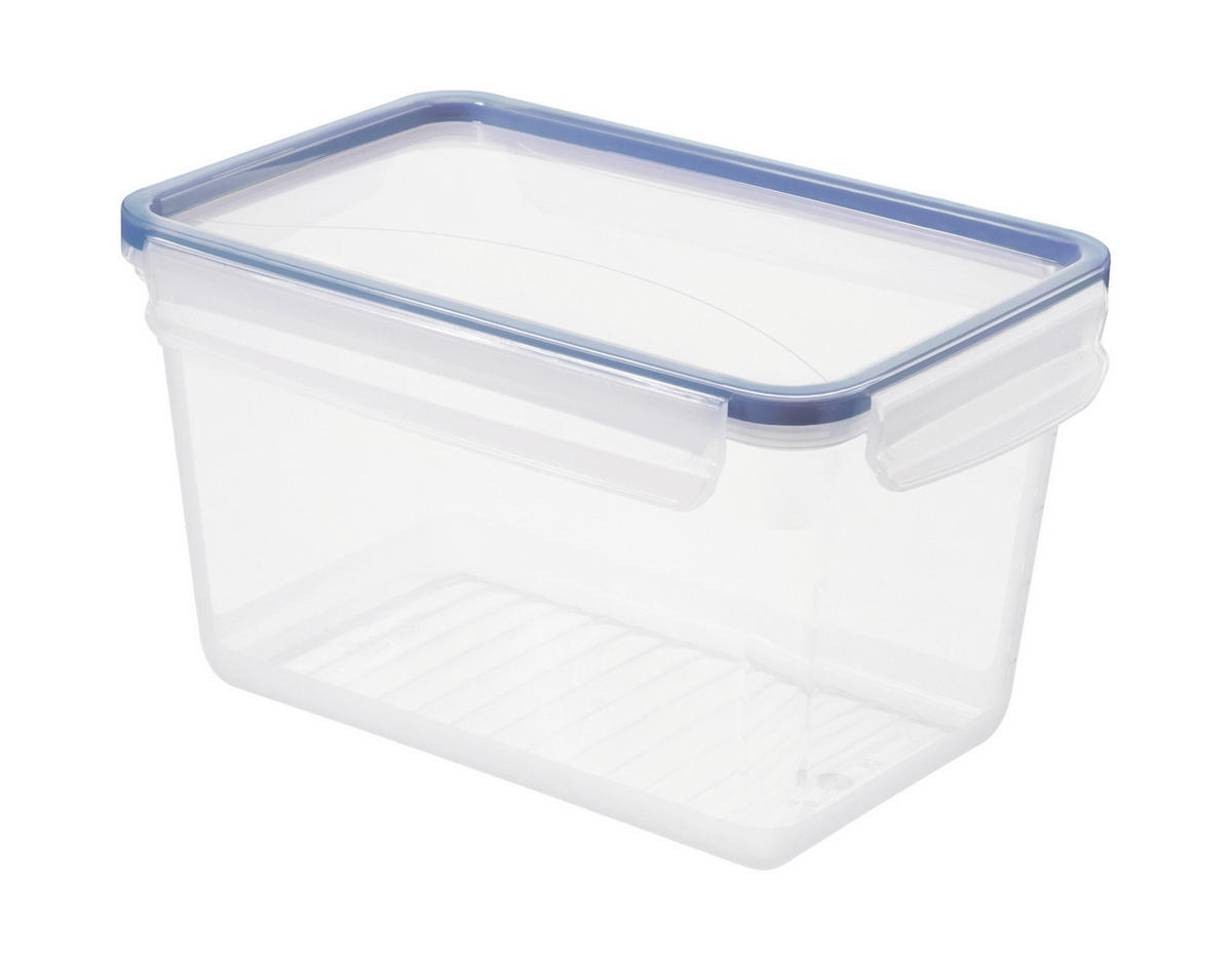 POSUDA ZA ČUVANJE NAMIRNICA  3 l  CLIC & LOCK  - prozirno/plava, Basics, plastika (23,9/16/13,6cm) - Rotho