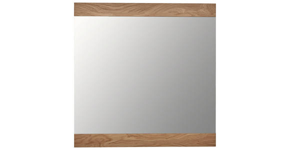 SPIEGEL 89/90/2 cm - Eichefarben, Design, Glas/Holz (89/90/2cm) - Dieter Knoll