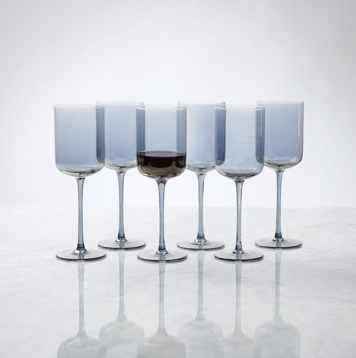 WEINGLAS 340 ml  - Grau, Trend, Glas (7,5/22cm) - Novel