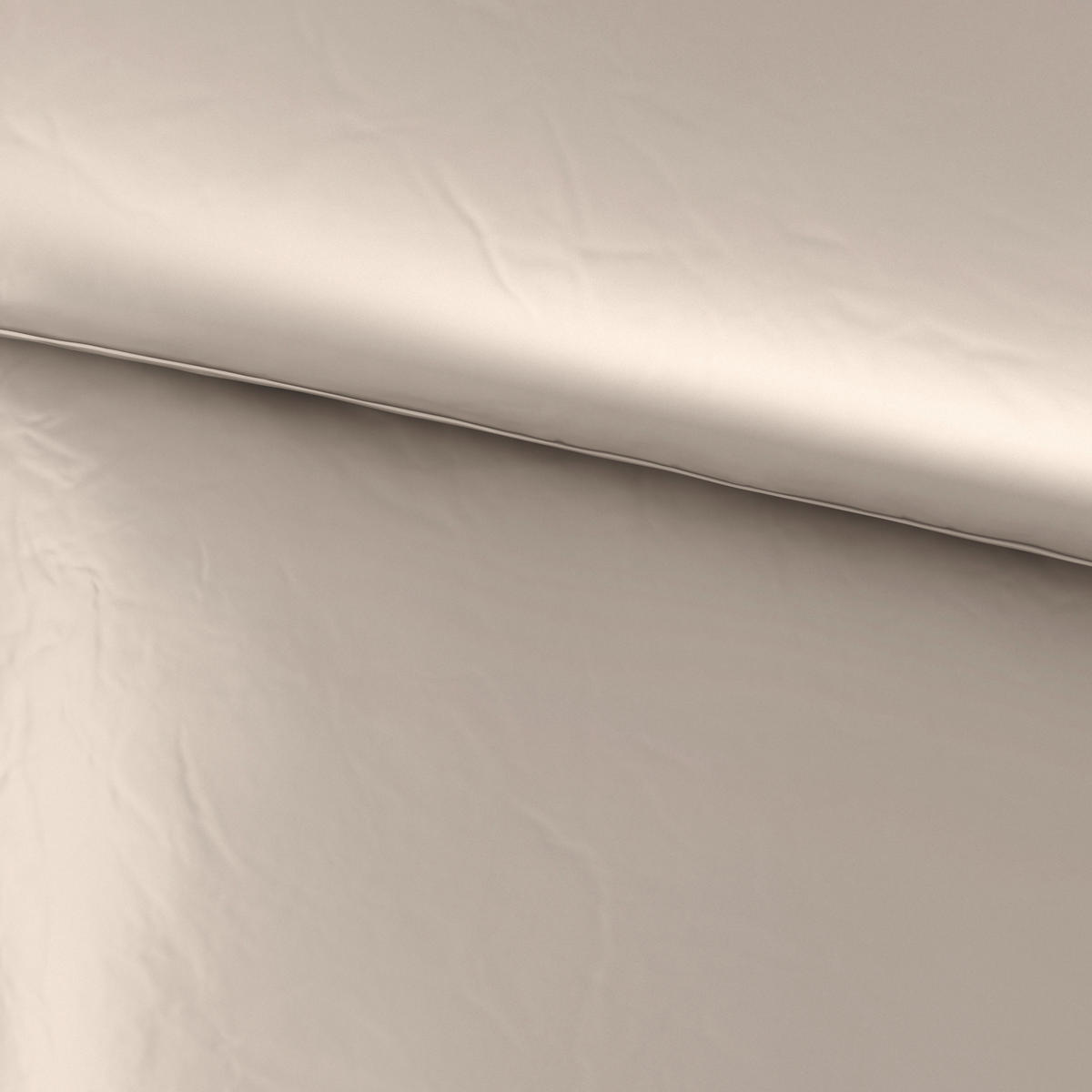 POSTEĽNÁ BIELIZEŇ, satén, béžová, 200/200 cm - béžová, Basics, textil (200/200cm) - Novel