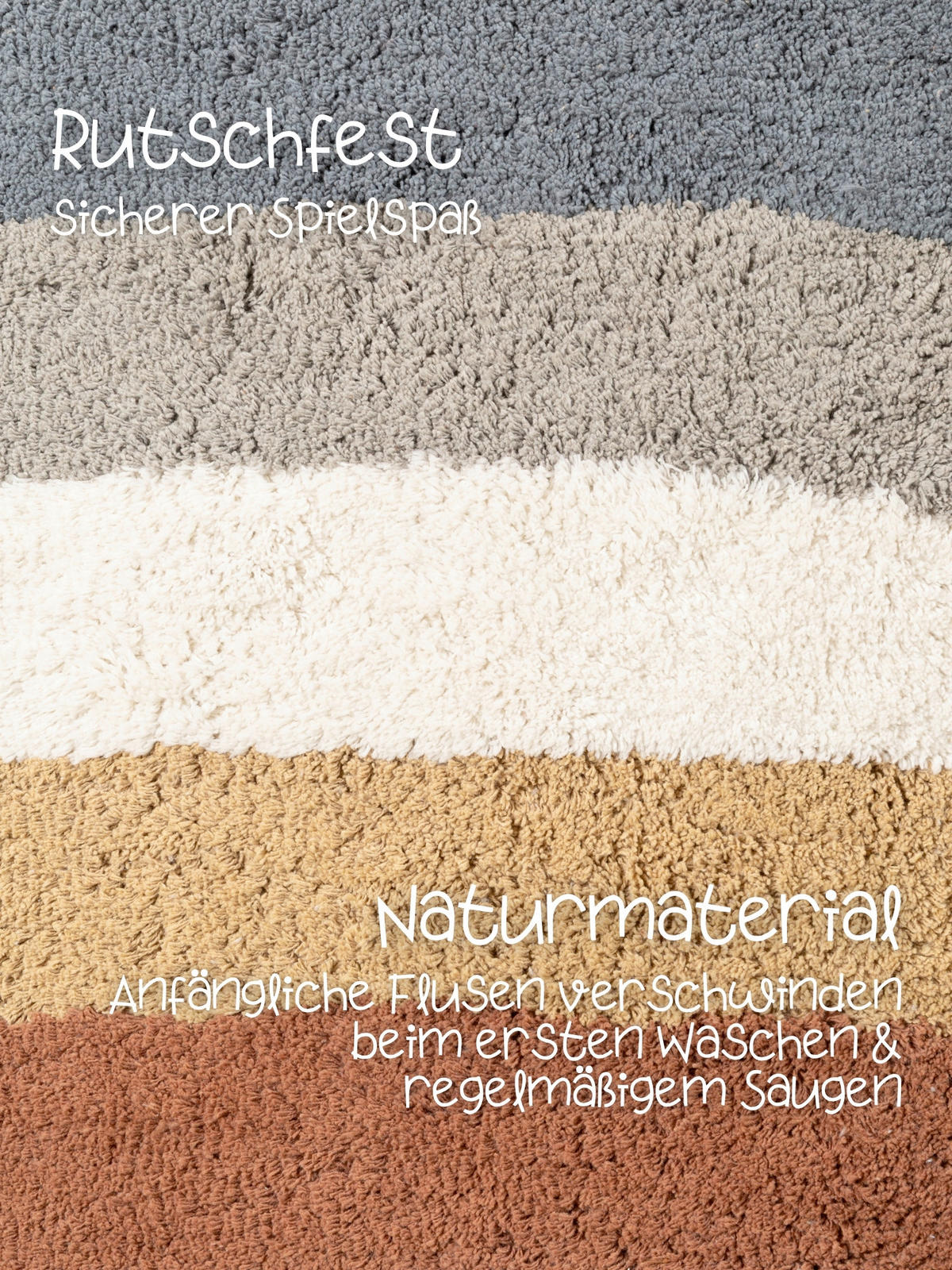 KINDERTEPPICH 140/200 cm Snuggle Petite Melodie  - Rostfarben/Multicolor, Basics, Kunststoff/Textil (140/200cm) - Hanse Home