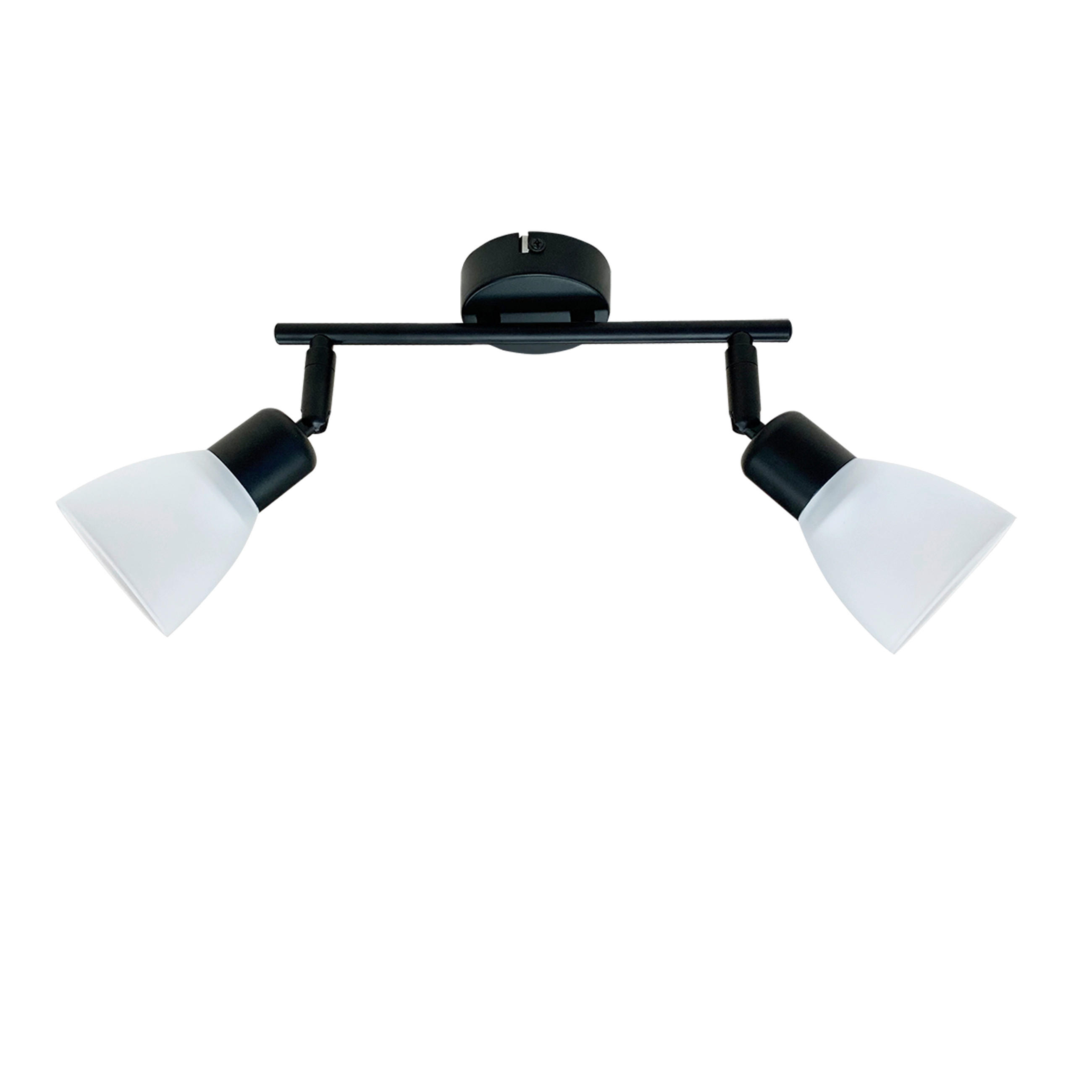 STRAHLER 46/8/20 cm   - Schwarz/Weiß, KONVENTIONELL, Metall (46/8/20cm)